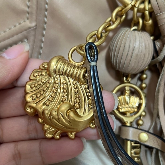 Vintage Juicy Couture Leather Shoulder Bag - Picture 5 of 10